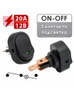 Переключатель кулисный с подсветкой ASW-20D