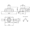 Кнопочный переключатель TZ-1812-A (MJ-PBS02A) 1.5A 30VDC для фонариков, 2 контакта