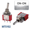 Тумблер MTS-102 ON-ON, 3 контакта (Ø6/Ø12 мм)