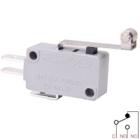 SC799-520, микрик с роликом на рычаге 30мм, 220В 16А