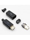 Разъем USB micro, male, 5pin, на кабель