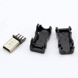 mini USB разъем "папа" на кабель