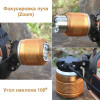 Фонарь аккумуляторный налобный PT-FLG17 +ZOOM