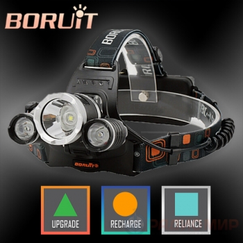 Фонарь налобный Boruit RJ-3000