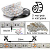 RGB светодиодная лента (12В, 14.4 Вт/м, IP20 открытая, SMD5050)
