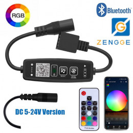 Контроллер RGB, BT +пульт, 5-24V LDL42