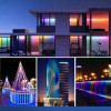 Светодиодная лента WS2812 с яркими адресными RGB эффектами, защита IP67, 5 метров.