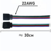 Коннектор для RGB LED ленты, 4pin Ruichi