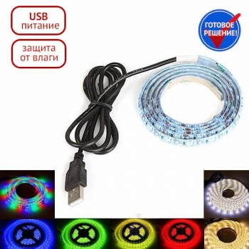 Светодиодная USB лента 1 метр OG-LDL09 SMD5050