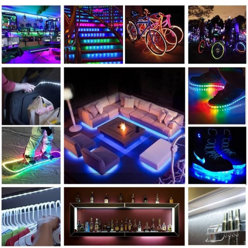 RGB LED лента на батарейках 1метр OG-LDL19-5050