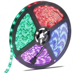  RGB LED лента, готовый комплект,  5 метров, 5050, IP65, LDL01