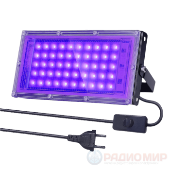 Ультрафиолетовый прожектор Огонёк OG-LDP49B 50 Вт — UV365