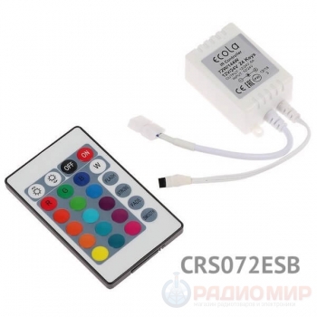 RGB контроллер CRS072ESB Ecola для светодиодной RGB ленты 