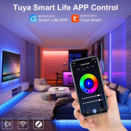 LED контроллер Tuya Smart Life, WiFi+BT, 5 в 1, WB5
