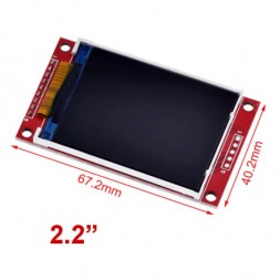 TFT дисплей 2.2" 240х320, SPI, ILI9341