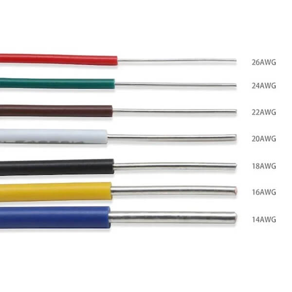 Луженые провода для пайки в ПВХ изоляции, 24AWG, UL-1007, купить в ...