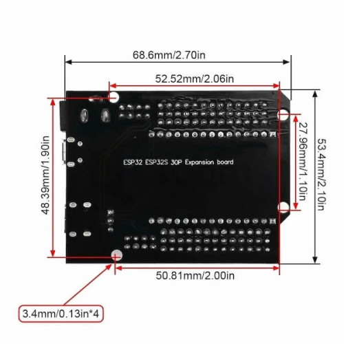 Плата расширения ESP32 30 пин
