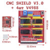 Плата расширения для ЧПУ станков CNC Shield V3.0 +4шт. A4988