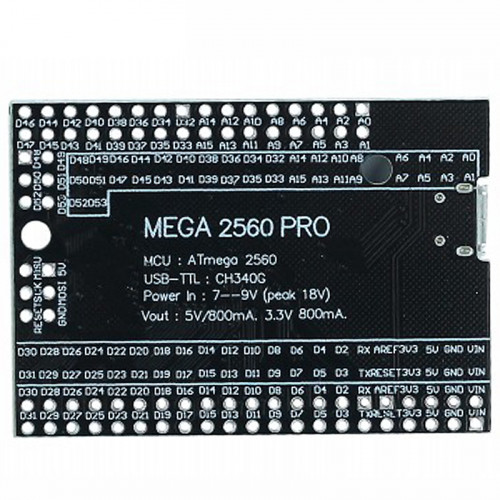 Arduino Mega 2560 Pro (Embed) CH340G ATmega2560