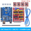 Набор CNC Shield v3 + DRV8825 + Arduino Uno R3 CH340 — Комплект управления для ЧПУ станков и 3D-принтеров