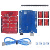 Набор CNC Shield v3 + DRV8825 + Arduino Uno R3 CH340 — Комплект управления для ЧПУ станков и 3D-принтеров
