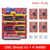 Набор CNC Shield v3 + DRV8825 + Arduino Uno R3 CH340 — Комплект управления для ЧПУ станков и 3D-принтеров