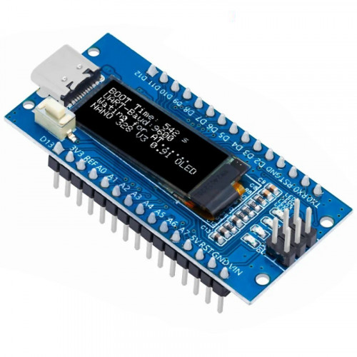 Arduino Nano V3.0 с OLED дисплеем 0.91" (ATmega328P, CH340C)