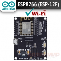 ESP8266 (ESP-12F) плата с разъёмами для OLED и DHT11
