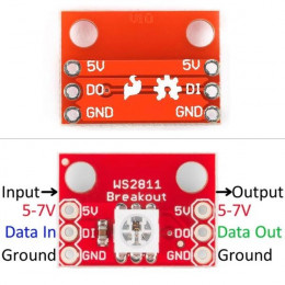 Модуль светодиода для Arduino WS2812 RGB LED Breakout