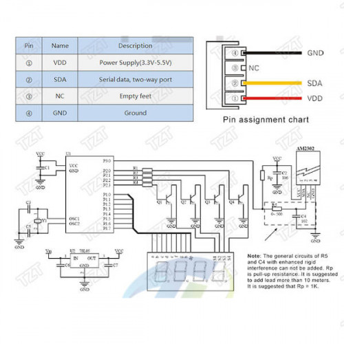 DHT22 (AM2302) – цифровой датчик температуры и влажности