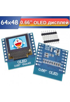 Модуль OLED дисплея 64x48 для WeMos D1 mini