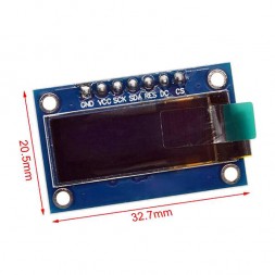 OLED дисплей 0.91" 128х32 SPI SSD1306