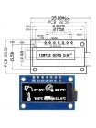 OLED дисплей 0.91" 128x32 SPI SSD1306