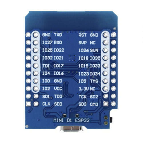 Wemos D1 Mini ESP32 – плата разработки ESP32 (CP2104, USB Type-C)