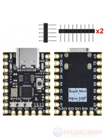 Контроллер SuperMini NANO V3.0 ATmega328+CH340G