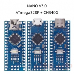 Контроллер NANO V3.0 (ATmega328+CH340G)