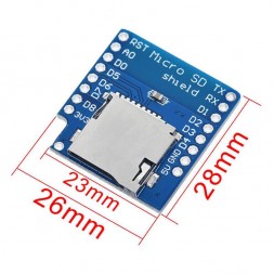 Модуль microSD для WeMos D1 mini