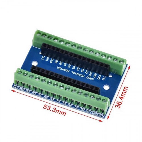 Плата расширения для Arduino Nano v3.0 IO Shield (плата-переходник на клеммники)