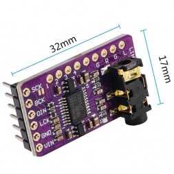 Модуль звукового I2S ЦАП на PCM5102 Модуль звукового I2S ЦАП на PCM5102