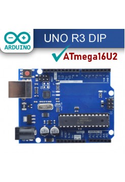 Контроллер UNO R3 (ATMEGA 16U2 + 328P), DIP-версия