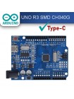 Arduino-совместимый контроллер UNO R3, CH340G+ATmega328P-AU, type_C, без кабеля