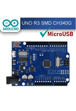 Контроллер UNO R3, CH340G+MEGA328P, microUSB