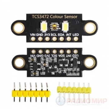 TCS3472 модуль распознавания цвета (RGB Sensor TCS3472, I2C)