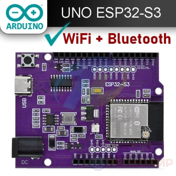 Контроллер на ESP32-S3-N16R8 в форм-факторе Arduino UNO