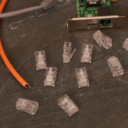Разъем RJ45 (8P8C), категория 5e, для витой пары UTP