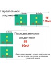 5.5V 0.28W солнечная панель, эпоксидная поликристаллическая батарея, 68х37 мм