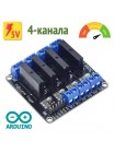 Твердотельное реле 5V на 1 / 2 / 4 канала с G3MB-202P (High Level)