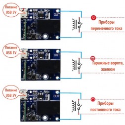 Wi-Fi реле мини 5V Ewelink