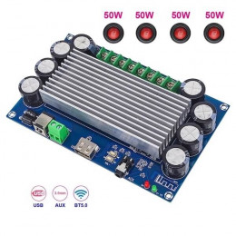 Аудио усилитель  50W+50W стерео 12-24V BT5.0 TDA7388
