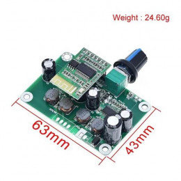 Аудио усилитель  30W+30W стерео 8-26V Bluetooth TPA3110